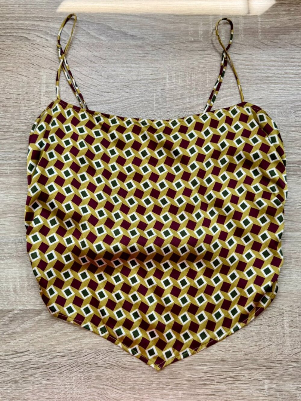 Reformation Gruyere Silk Scarf Top Mezzanine 2